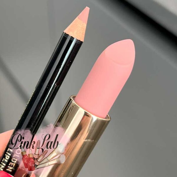 pinklab_пінклаб_Помада для губ матова topface + Олівець