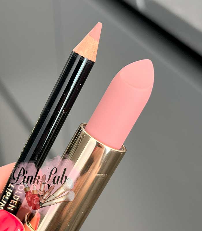 pinklab_пінклаб_Помада для губ матова topface + Олівець