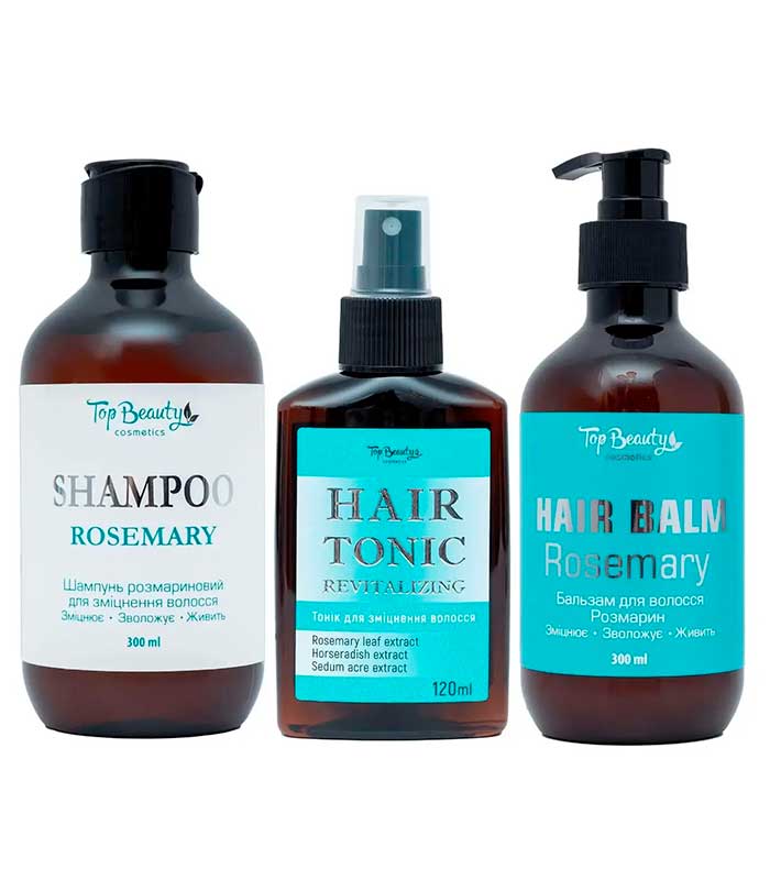 pinklab_пінклаб_Набір для зміцнення волосся з розмарином Top Beauty