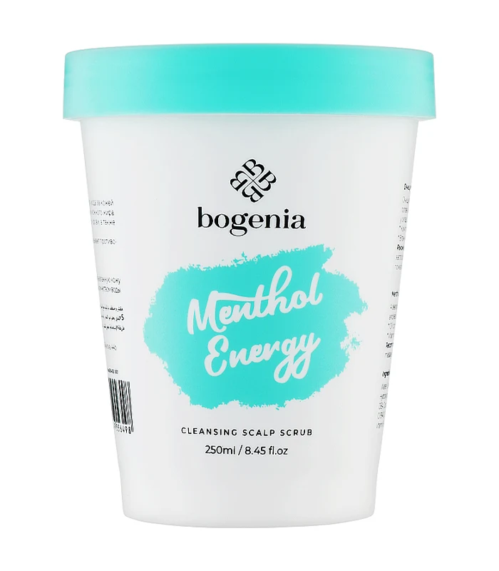 Скраб для шкіри голови "Енергія ментолу" Bogenia