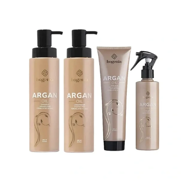 Набір для волоссям з олією аргани Bogenia 4в1