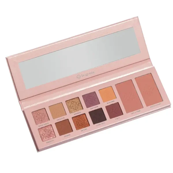 pinklab_пінклаб_Палетка тіней для повік з рум'янами Bogenia Angelic