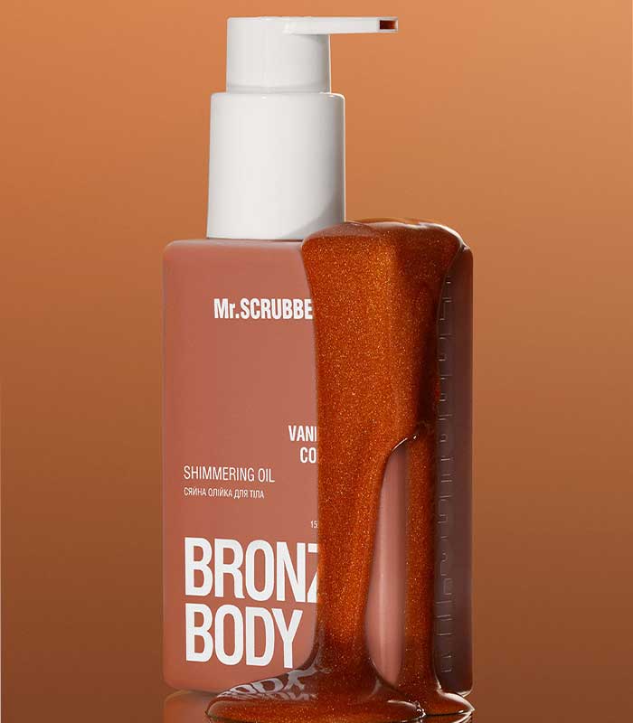 pinklab_пінклаб_Олійка для тіла Vanilla Coconut Bronze Body Mr.SCRUBBER