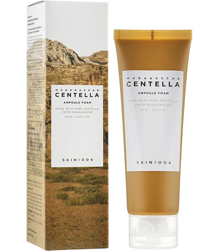 pinklab_пінклаб_Очищувальна пінка SKIN1004 Madagascar Centella Ampoule Foam