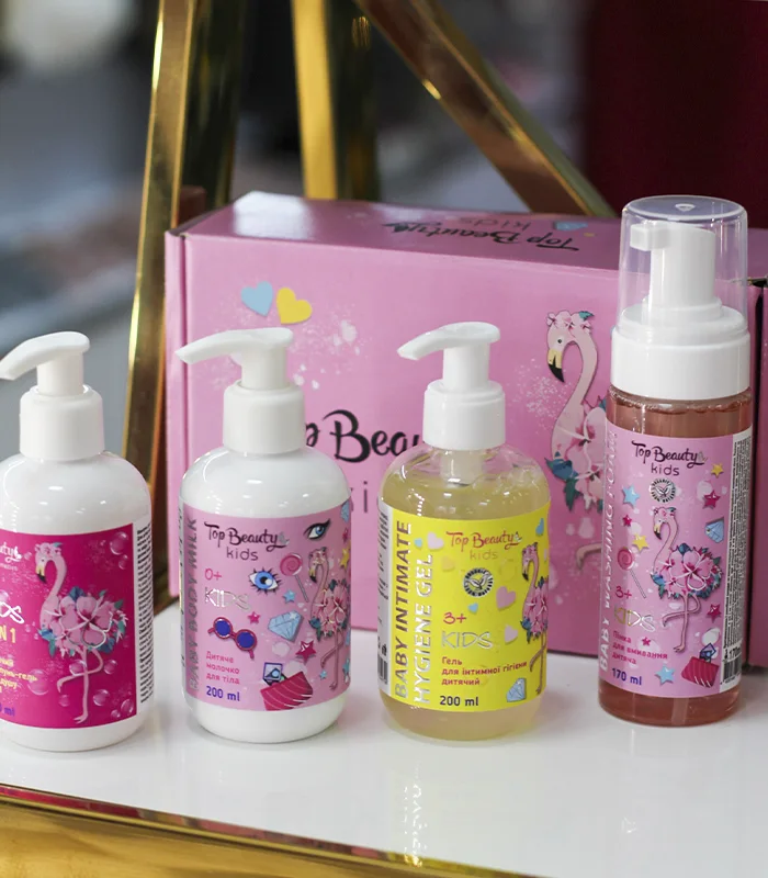 Бокс дитячий "Фламінго" 4 товари Top beauty