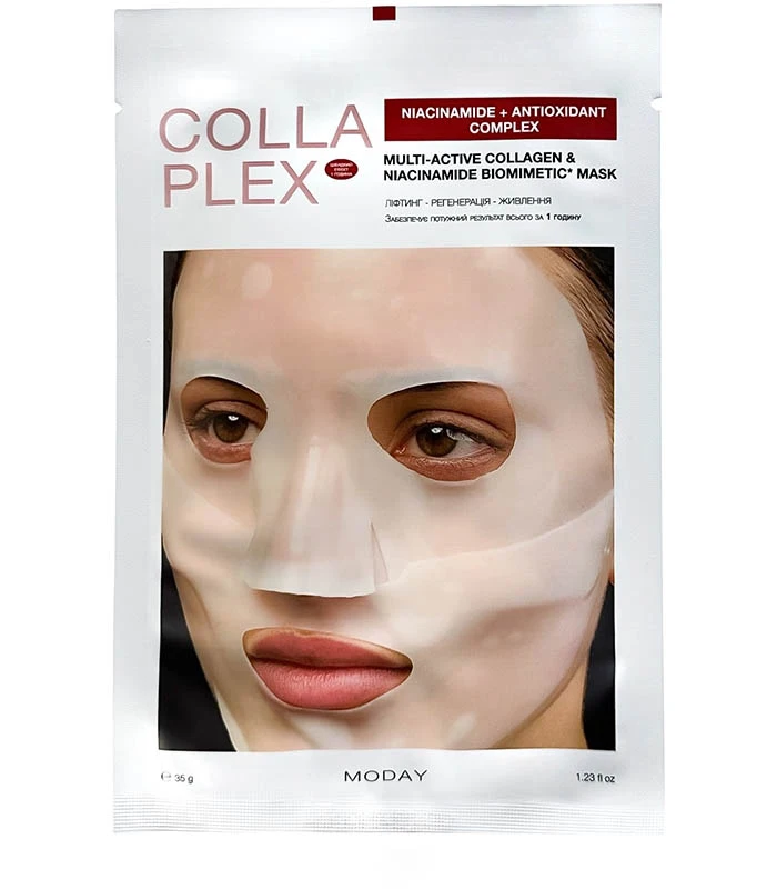 pinklab_пінклаб_Колагенова біоміметична маска для обличчя MODAY