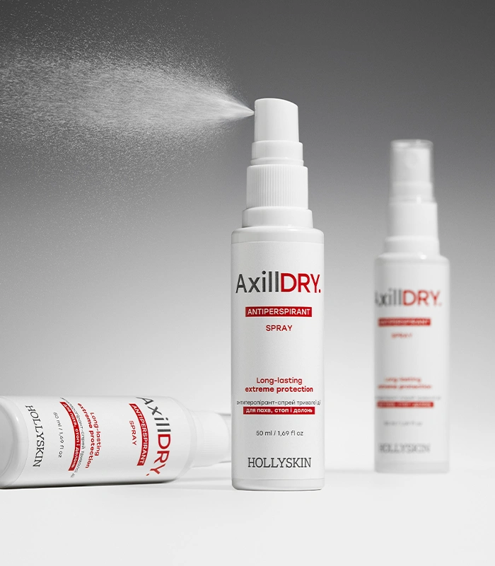 pinklab_пінклаб_Антиперспірант-спрей тривалої дії HOLLYSKIN Axilldry.