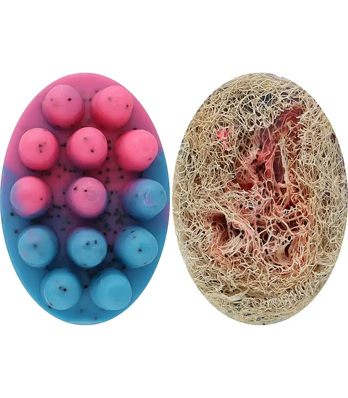 Мило-скраб з люфою