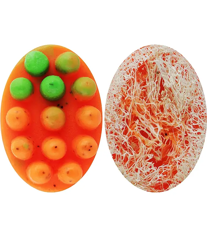 Мило-скраб з люфою