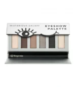 Палетка тіней Bogenia Mysterious Galaxy із 6 відтінками — матові, сатинові та металеві текстури для яскравого макіяжу очей.