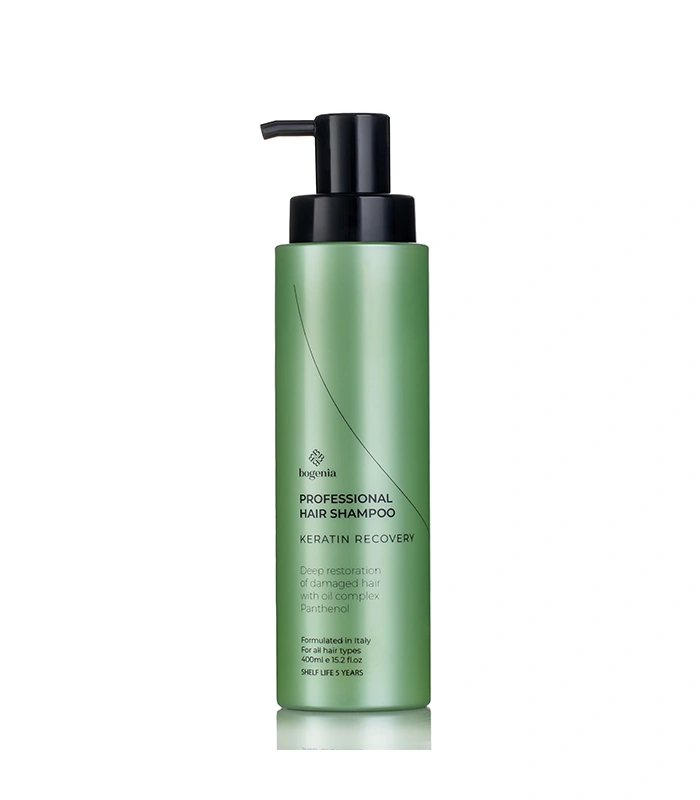 Безсульфатний шампунь Bogenia Professional Hair Shampoo Keratin Recovery
